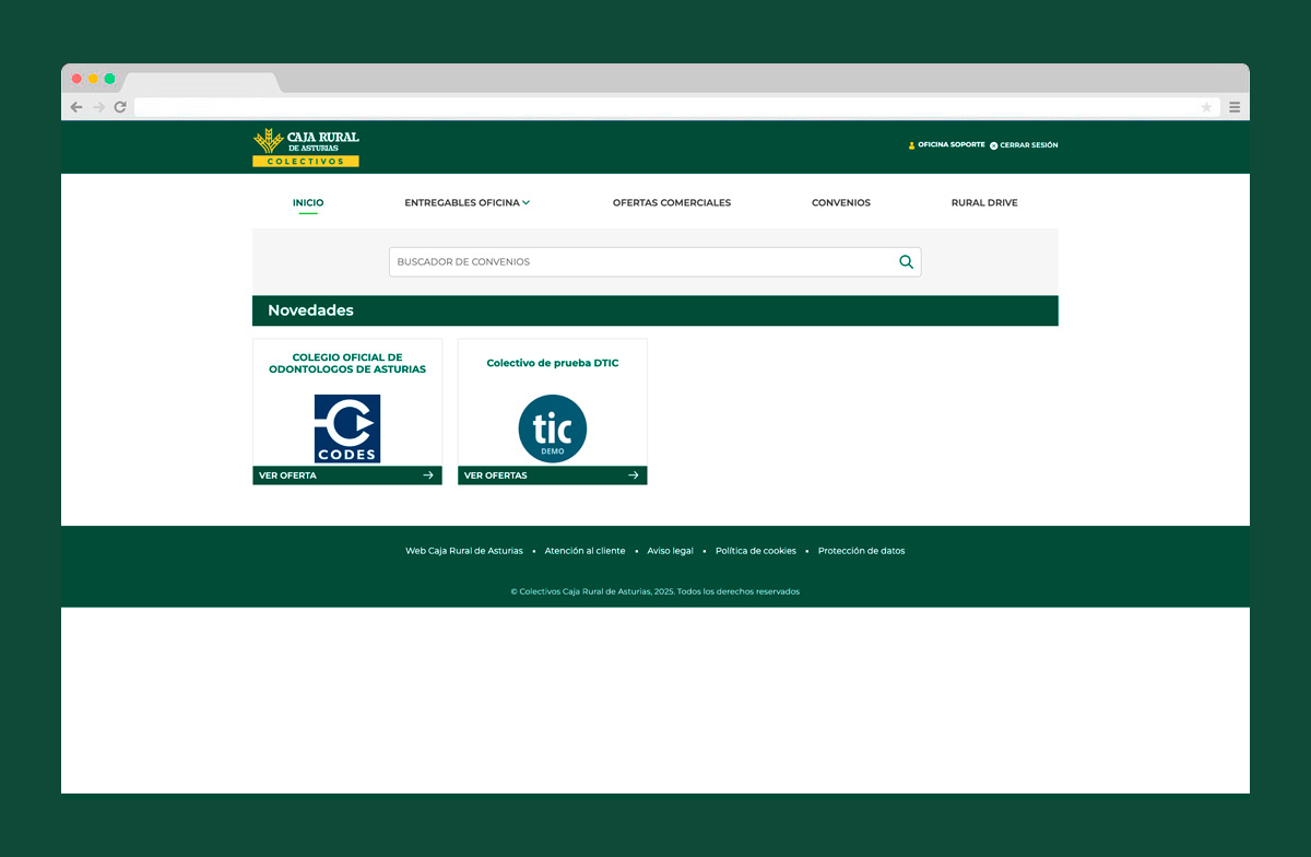 Imagen adicional 3 del proyecto Caja Rural Asturias Colectivos