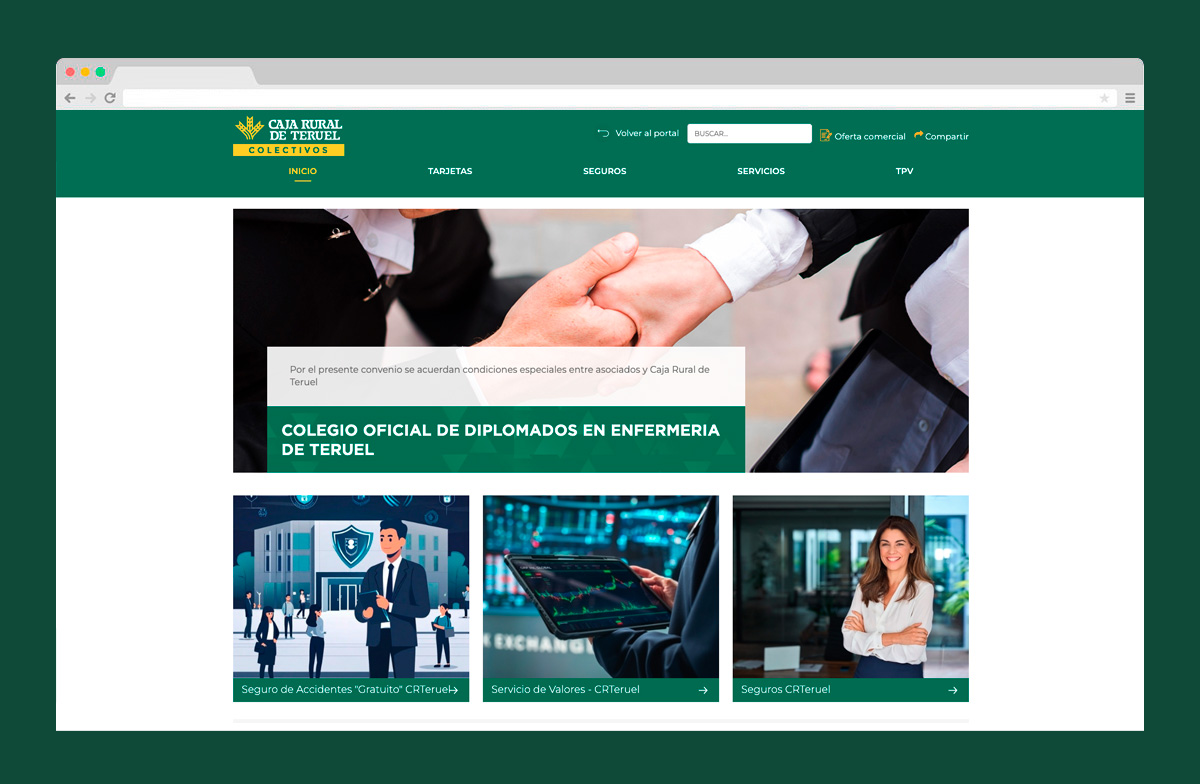 Imagen adicional 4 del proyecto Caja Rural de Teruel Colectivos