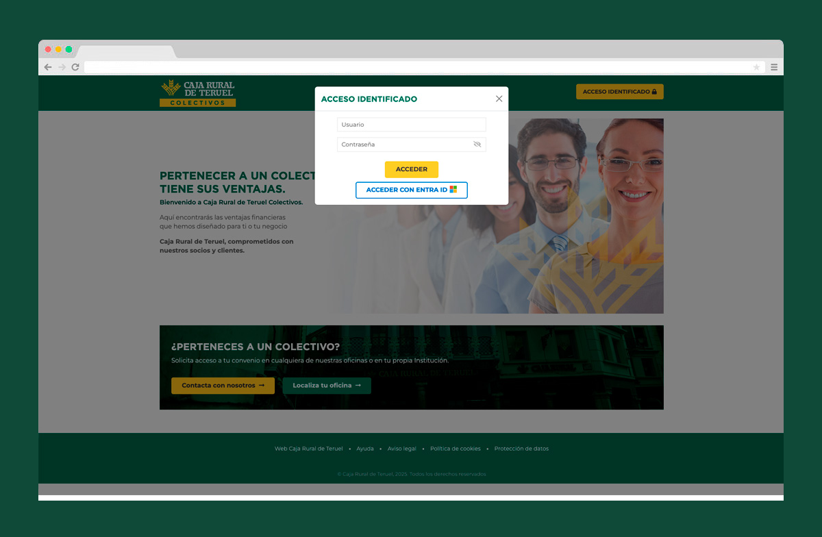 Imagen adicional 2 del proyecto Caja Rural de Teruel Colectivos