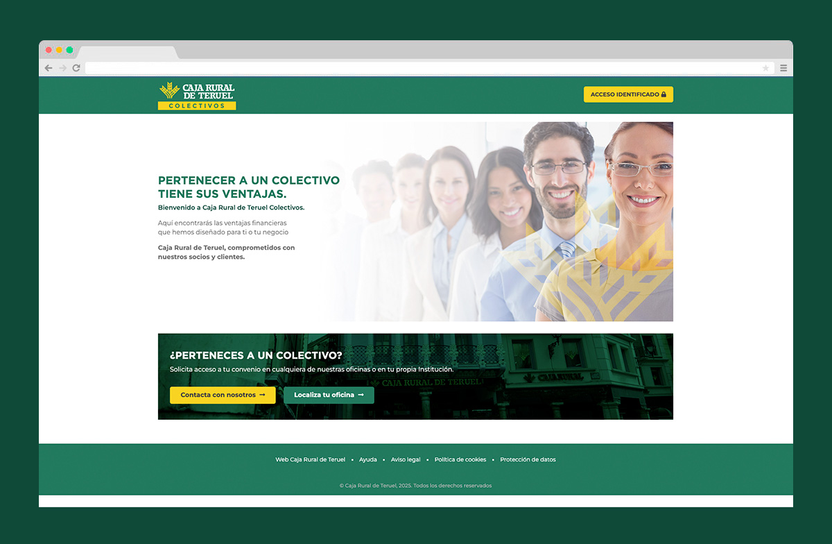 Imagen adicional 1 del proyecto Caja Rural de Teruel Colectivos