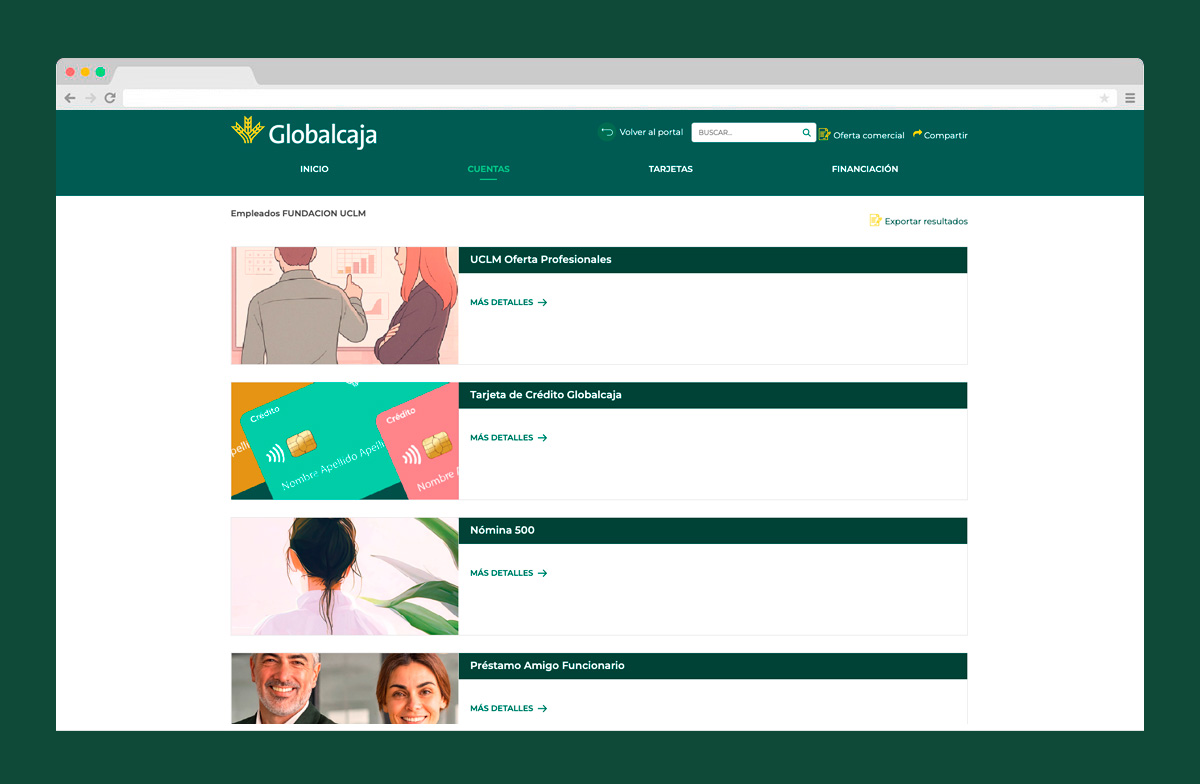 Imagen adicional 5 del proyecto Globalcaja Colectivos