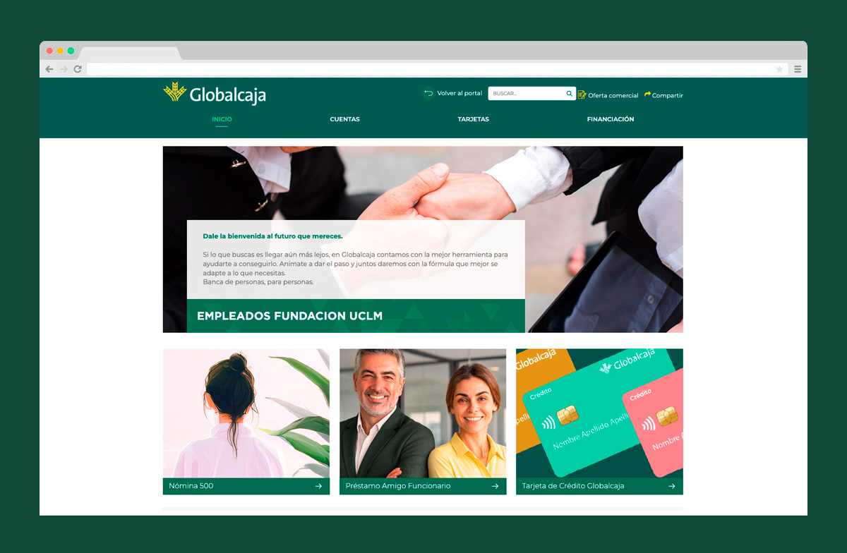 Imagen adicional 4 del proyecto Globalcaja Colectivos