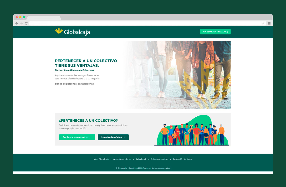 Imagen adicional 1 del proyecto Globalcaja Colectivos