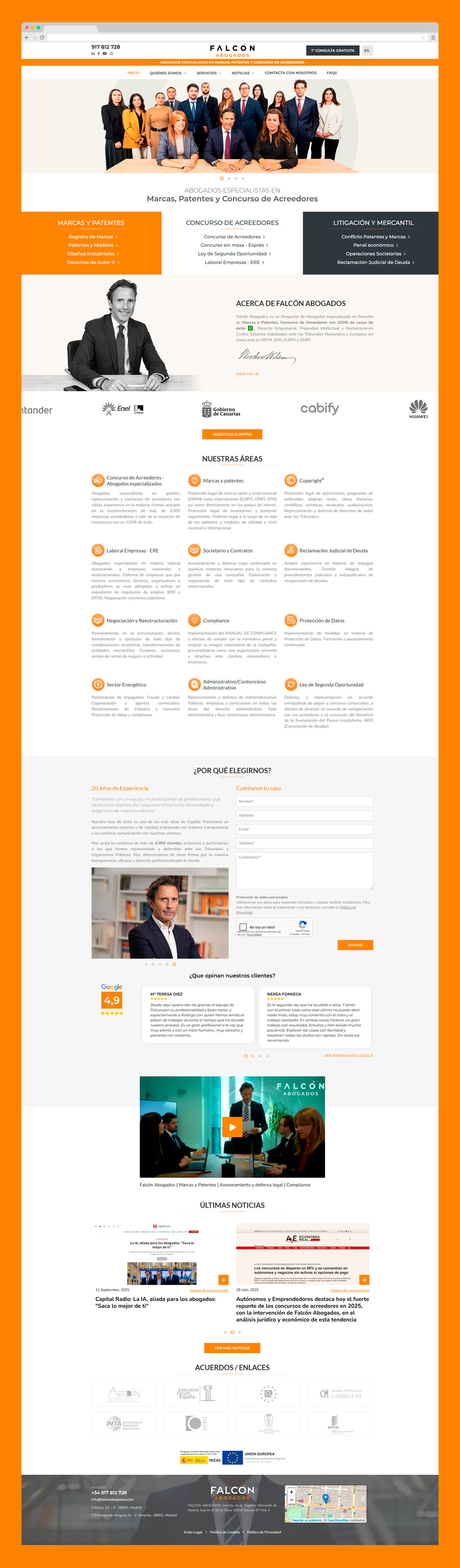 Imagen adicional 1 del proyecto Falcón Abogados