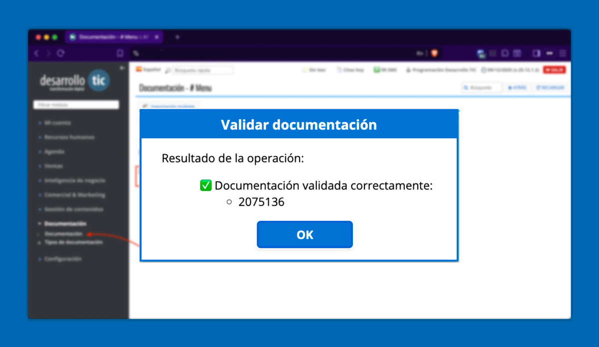 Imagen adicional 4 del proyecto  Sistema de sincronización de documentos Extranet-CRM-ERP