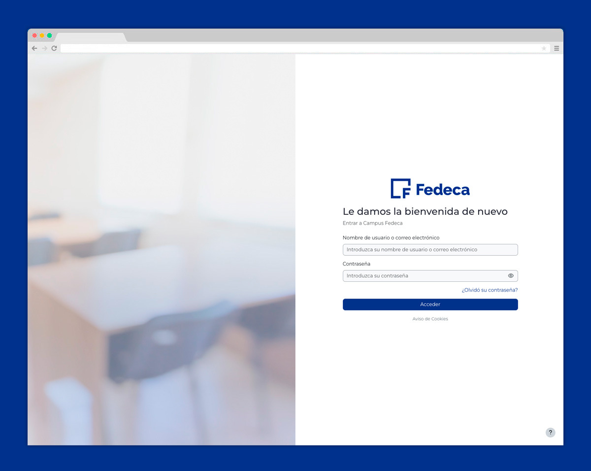 Imagen adicional 2 del proyecto FEDECA - Aula virtual Moodle