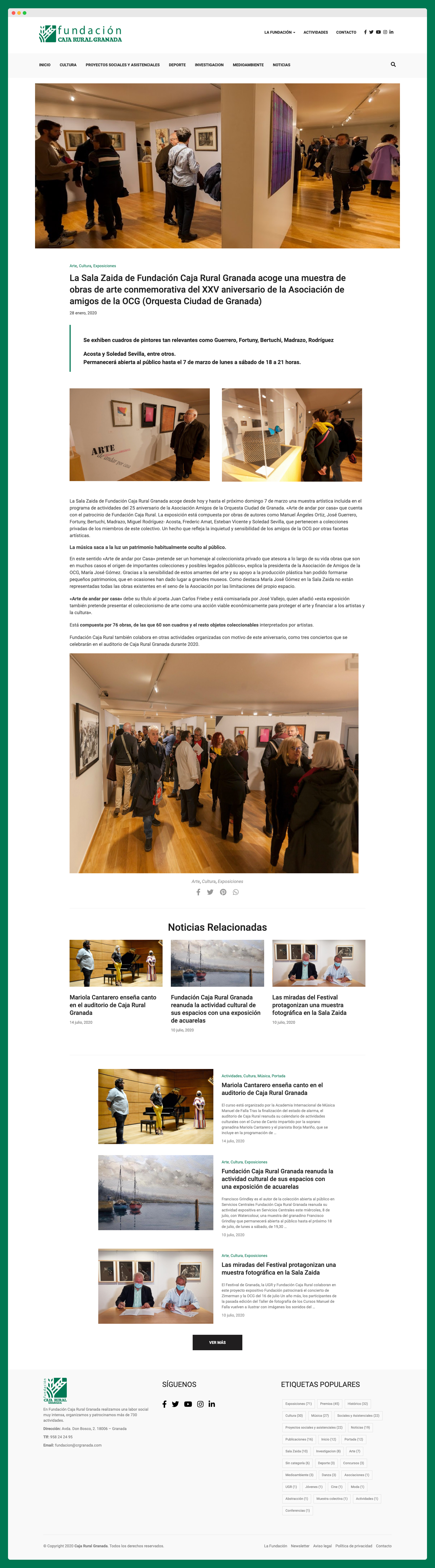 Imagen adicional 1 del proyecto Fundación Caja Rural Granada